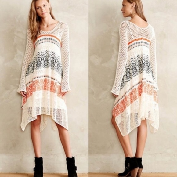 Anthropologie Dresses & Skirts - Anthropologie Sleeping on snow rising sun sweater